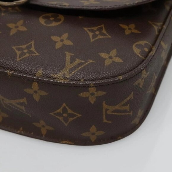 LOUIS VUITTON Monogram Saint Cloud GM Shoulder Bag M51242 LV Auth 139315 - Picture 3 of 16